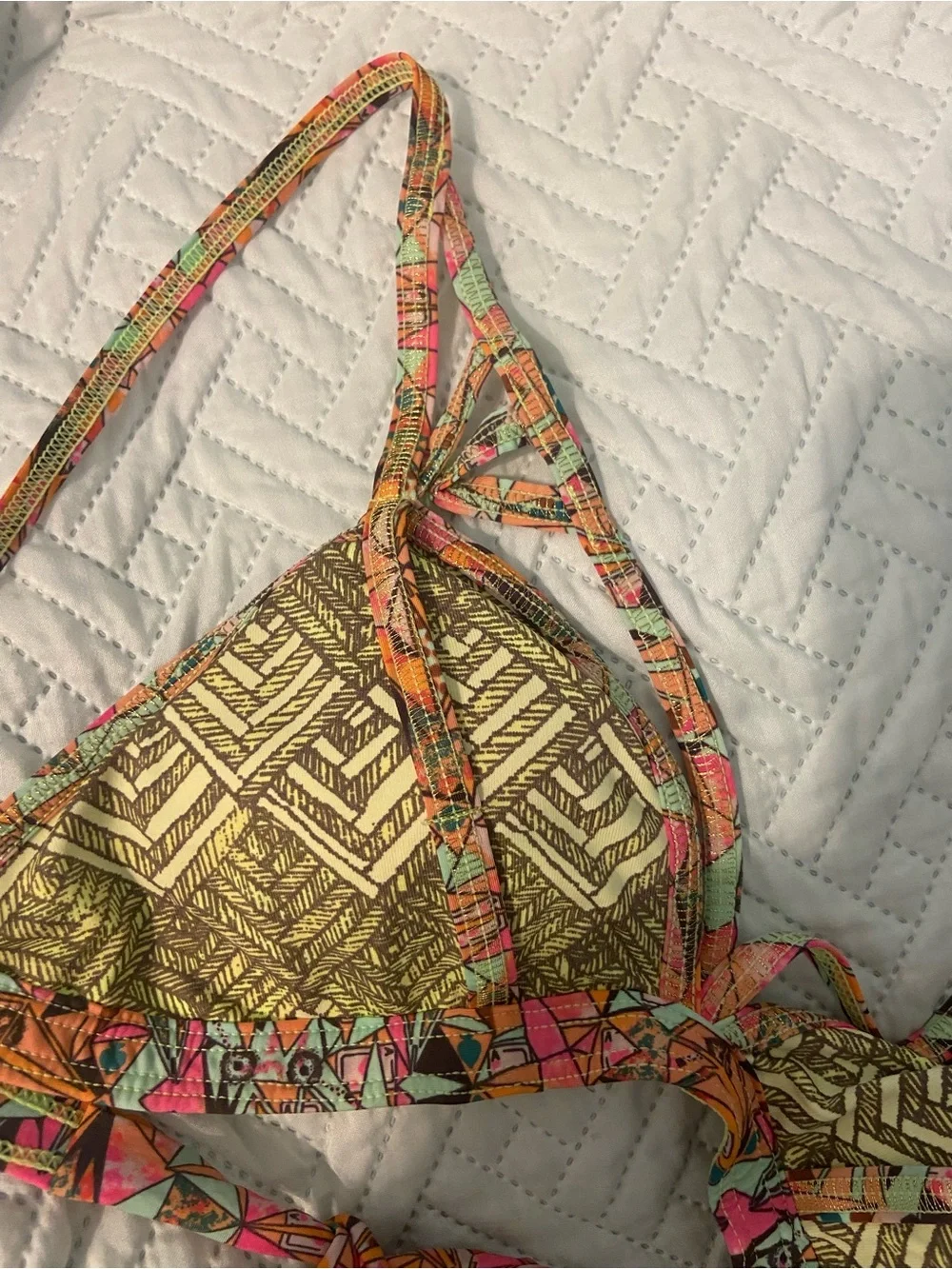Maaji Itsy Bisty Chevron Bikini Top